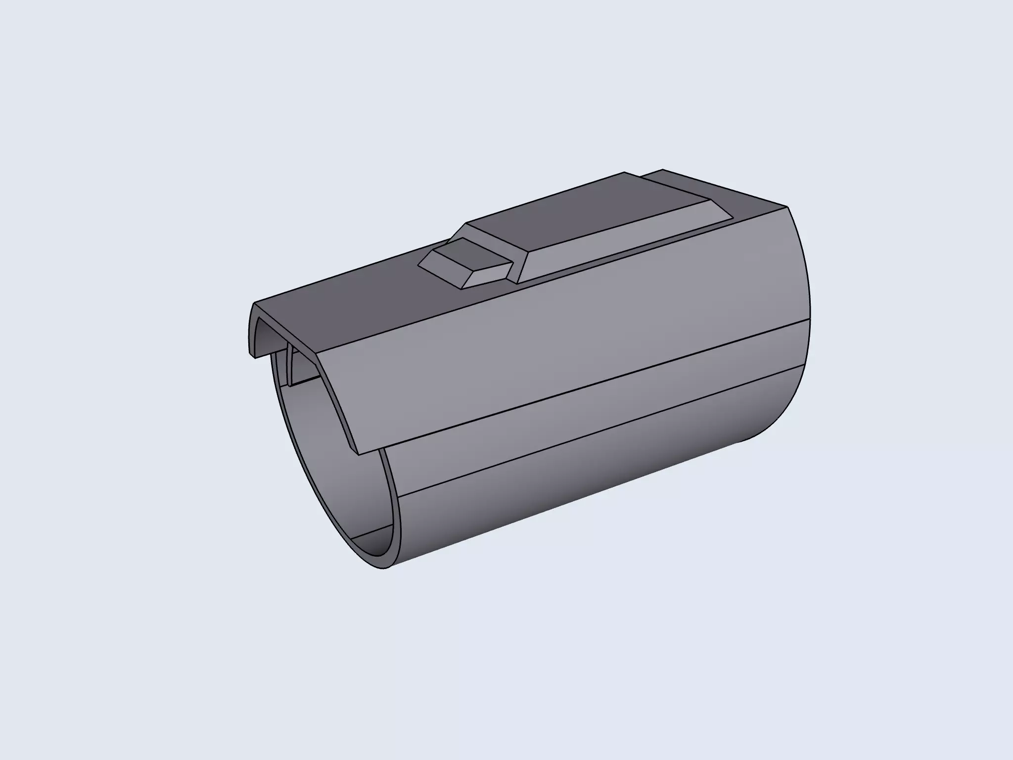 Simple Mandalorian Gauntlet 3D print model_0