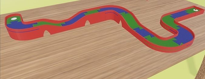 Tabletop mini golf 3D print model