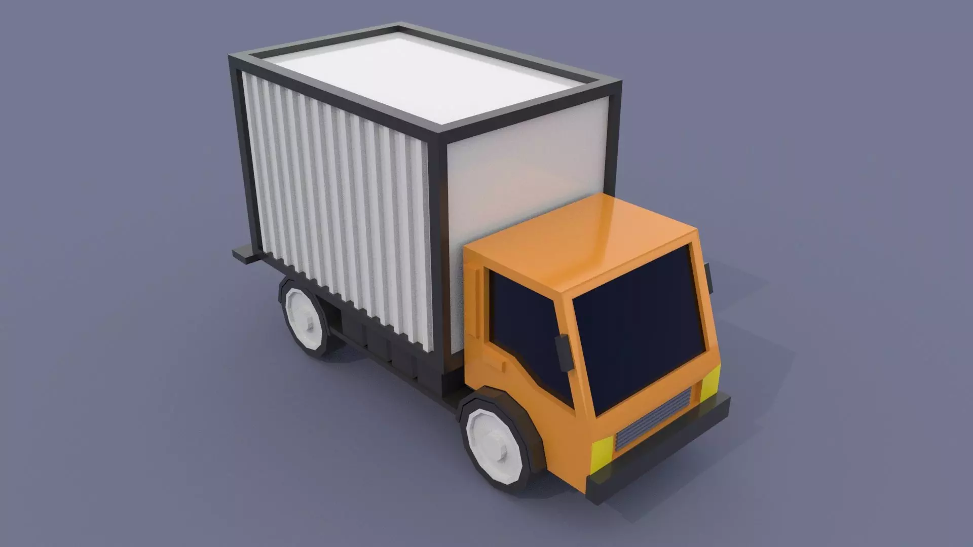 truck container 3D print model_0