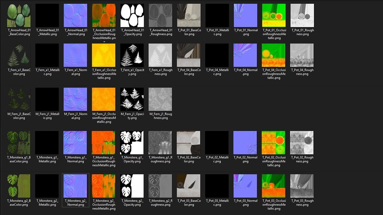 Plant Pack 1 Low-poly 3D model_23