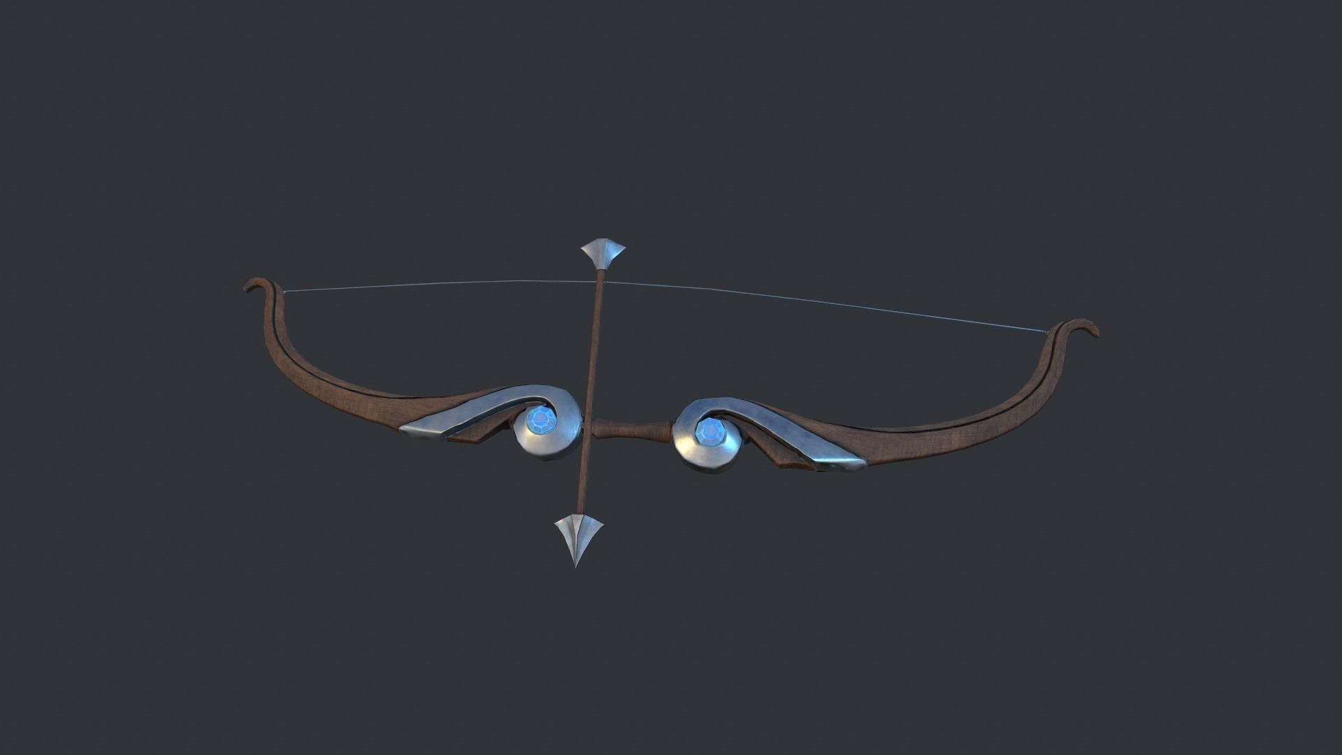  Armor for Archer Low-poly 3D model_7