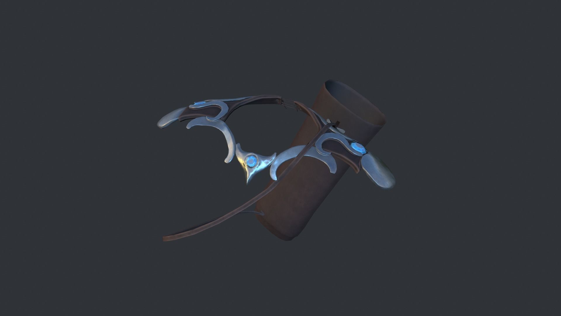 Armor for Archer Low-poly 3D model_6