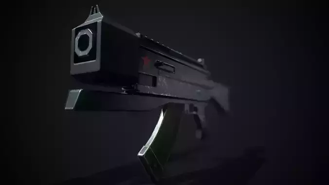Weapon Low Poly gun