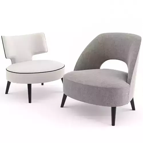 Ermione and Drop Armchair by Flexform
