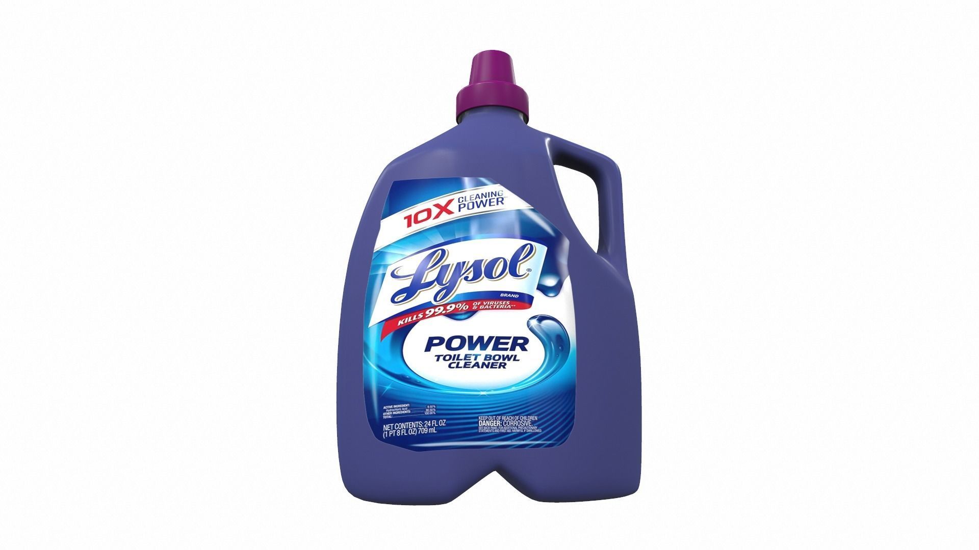 Cleaner bottle lyson 3D model_1