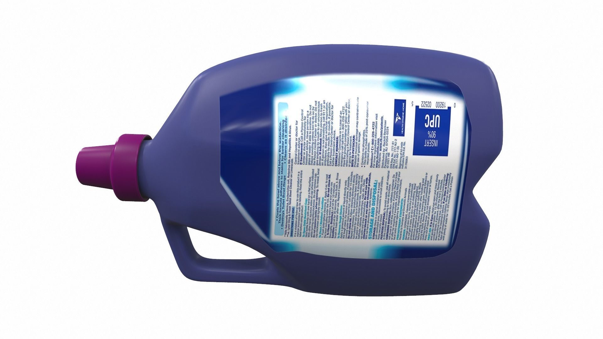 Cleaner bottle lyson 3D model_9