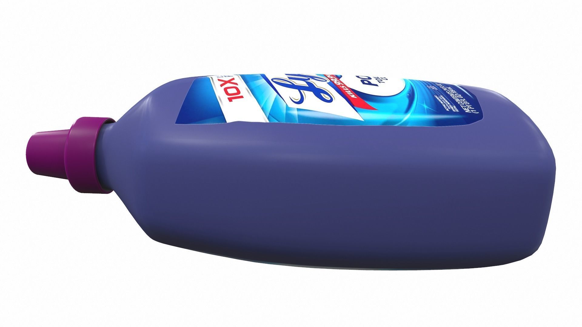 Cleaner bottle lyson 3D model_8