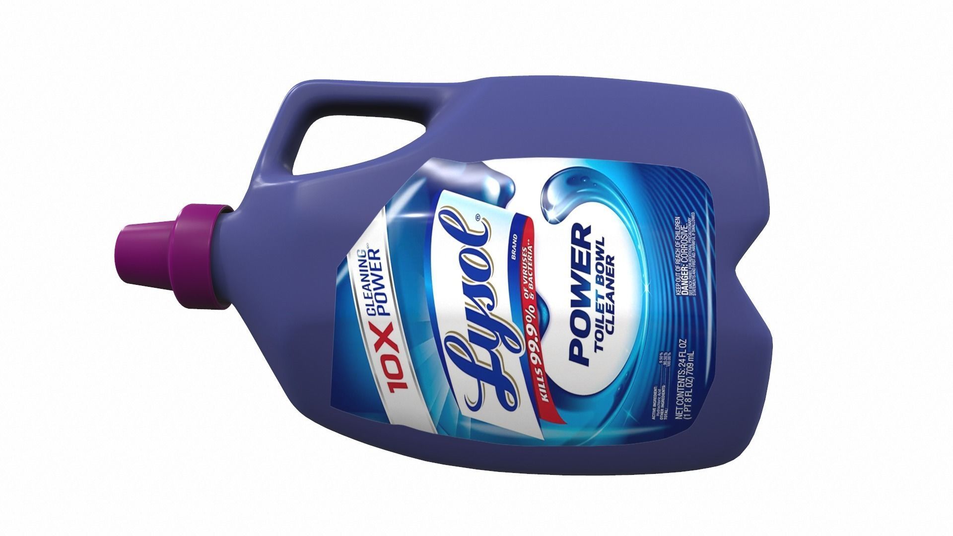 Cleaner bottle lyson 3D model_7