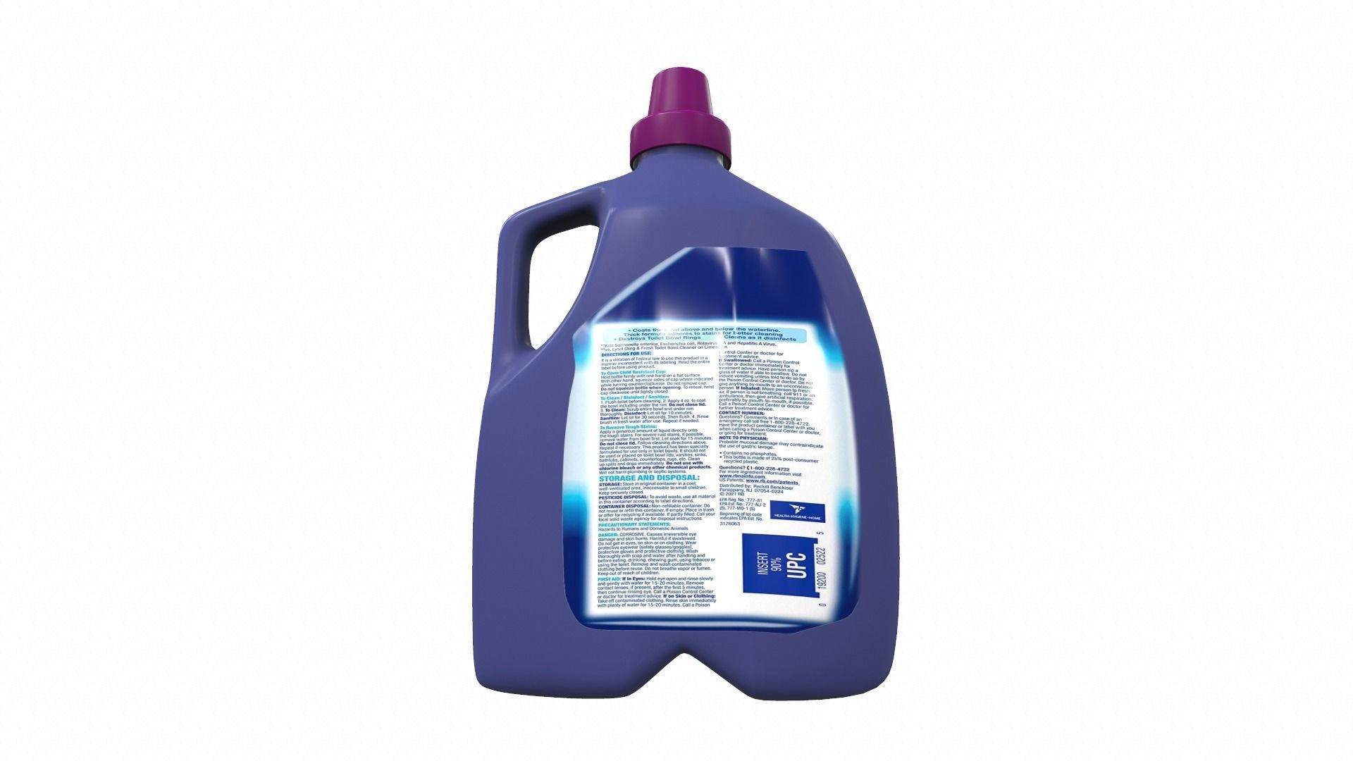 Cleaner bottle lyson 3D model_3