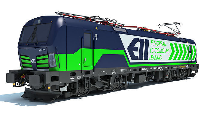Siemens Vectron European Locomotive Leasing ELL 3D model