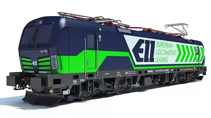 Siemens Vectron European Locomotive Leasing ELL 3D model