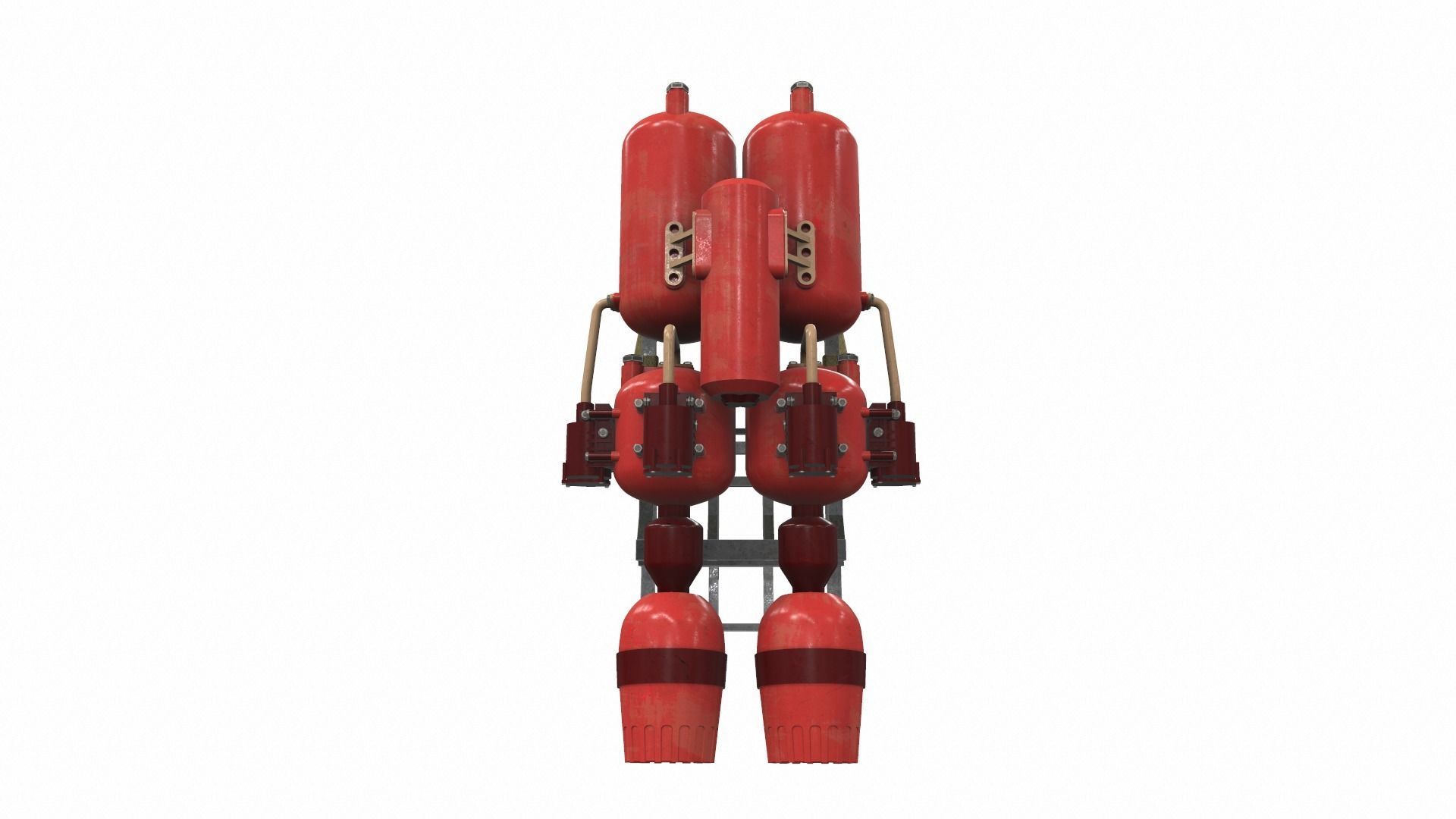 Jet pack 4 3D model_2