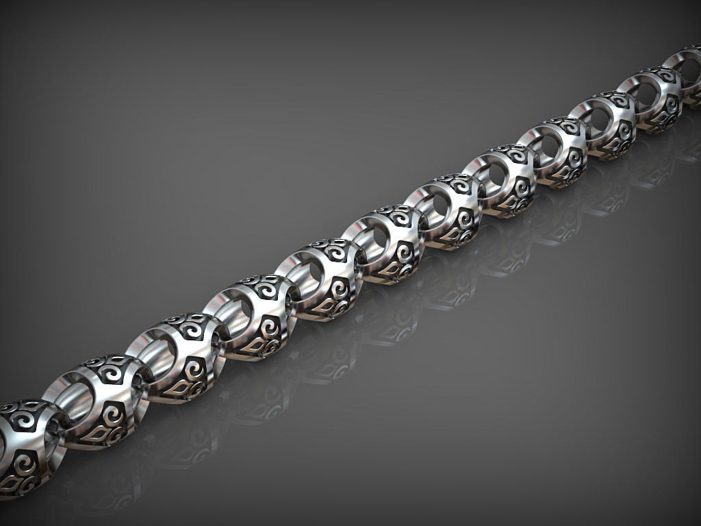 Chain link 181 3D print model_4
