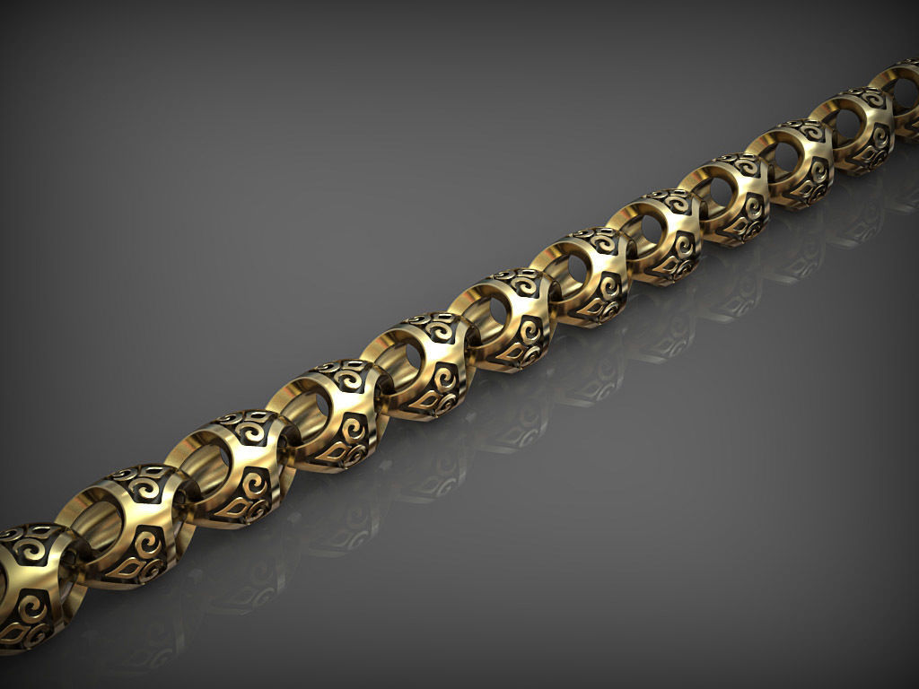 Chain link 181 3D print model_1