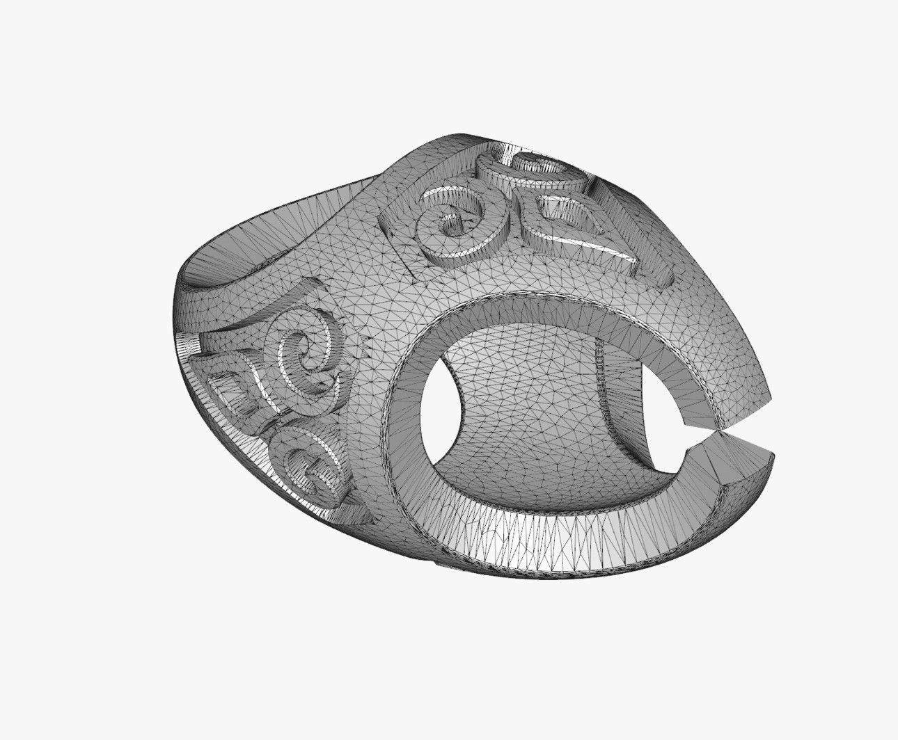 Chain link 181 3D print model_7