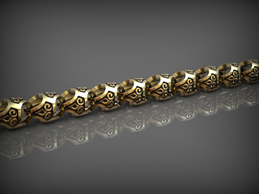 Chain link 181 3D print model_2