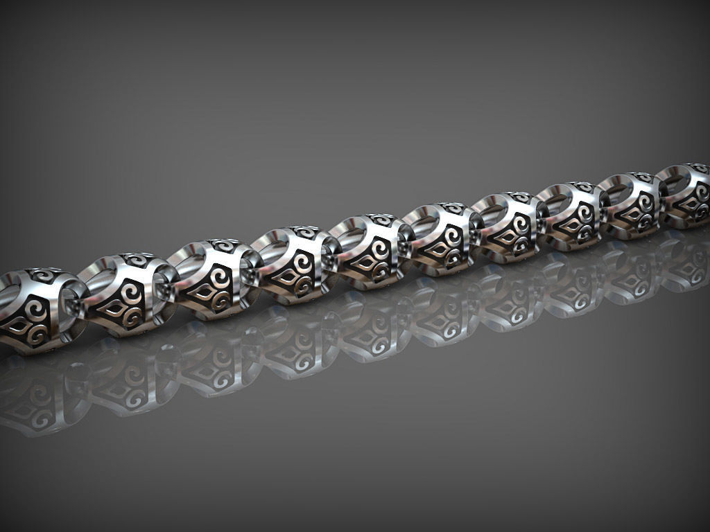 Chain link 181 3D print model_5