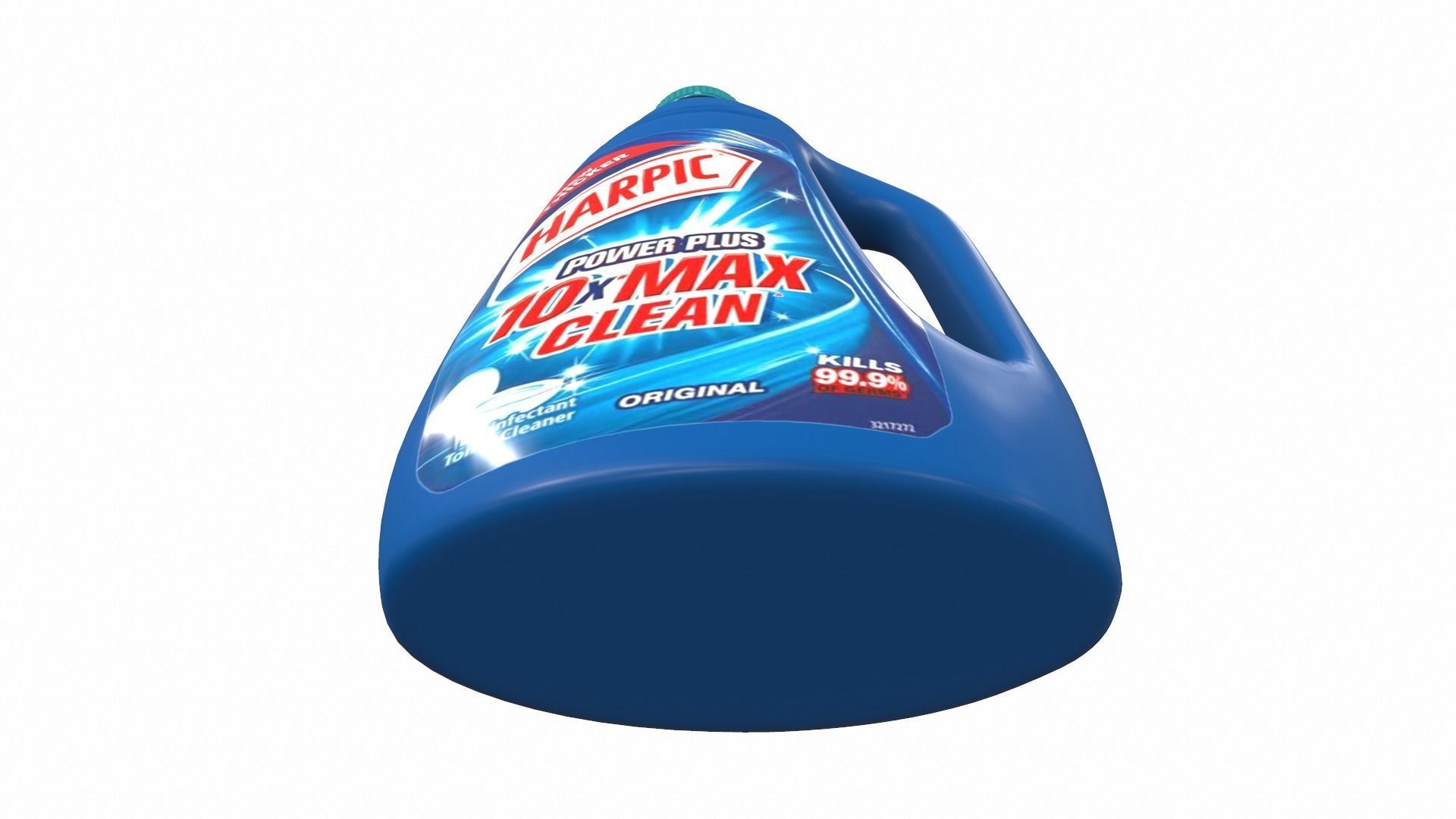 Cleaner bottle harpic 3D model_5