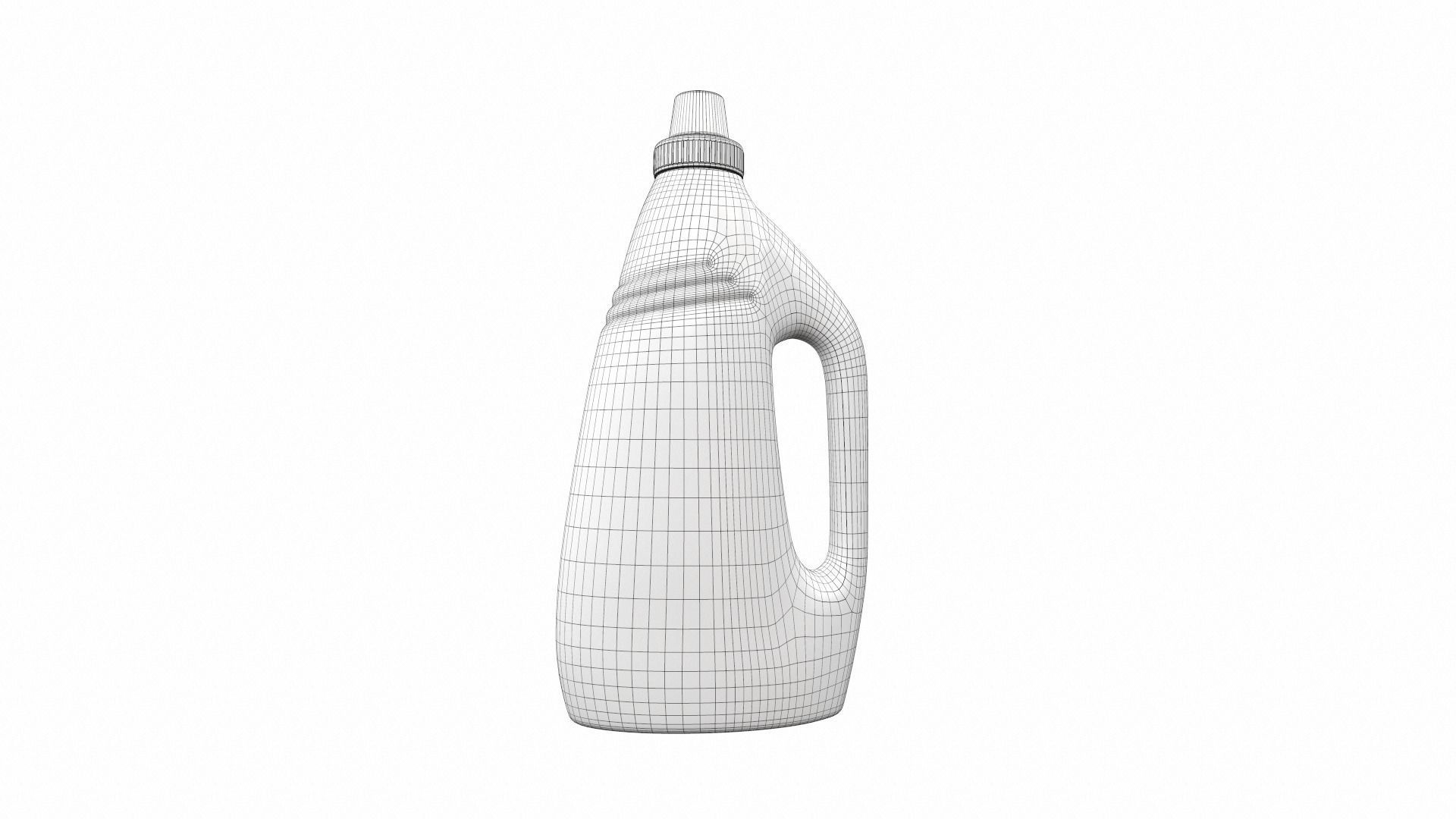 Cleaner bottle harpic 3D model_14