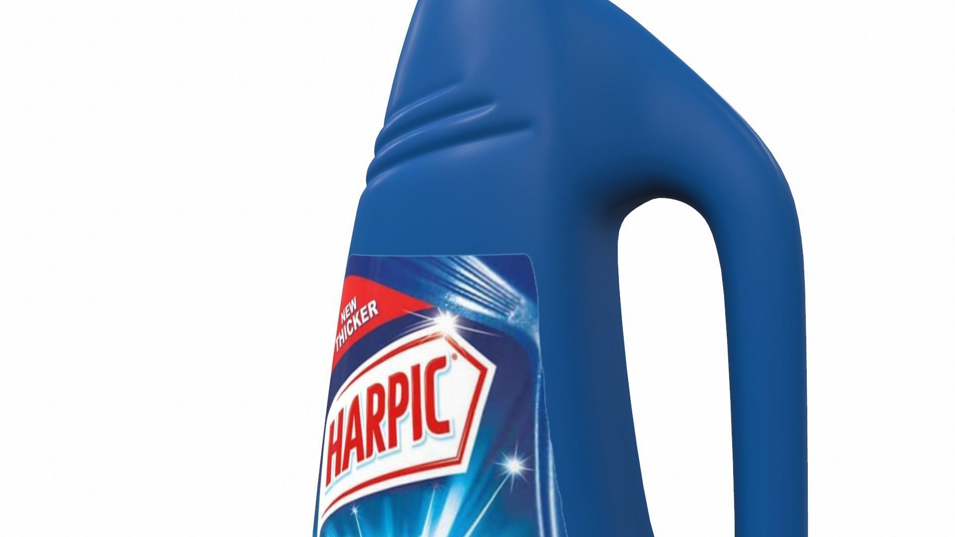 Cleaner bottle harpic 3D model_12