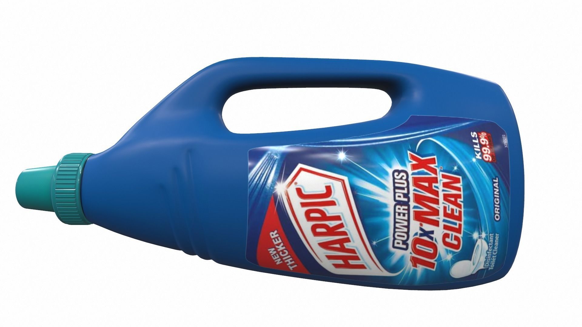 Cleaner bottle harpic 3D model_7