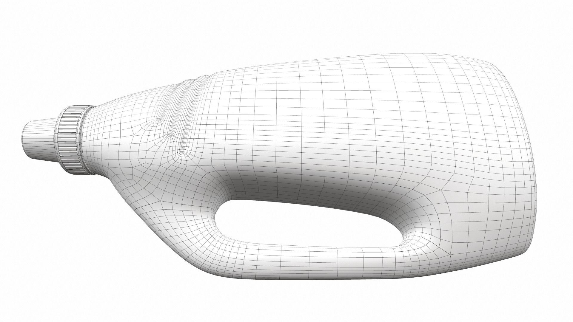 Cleaner bottle harpic 3D model_21