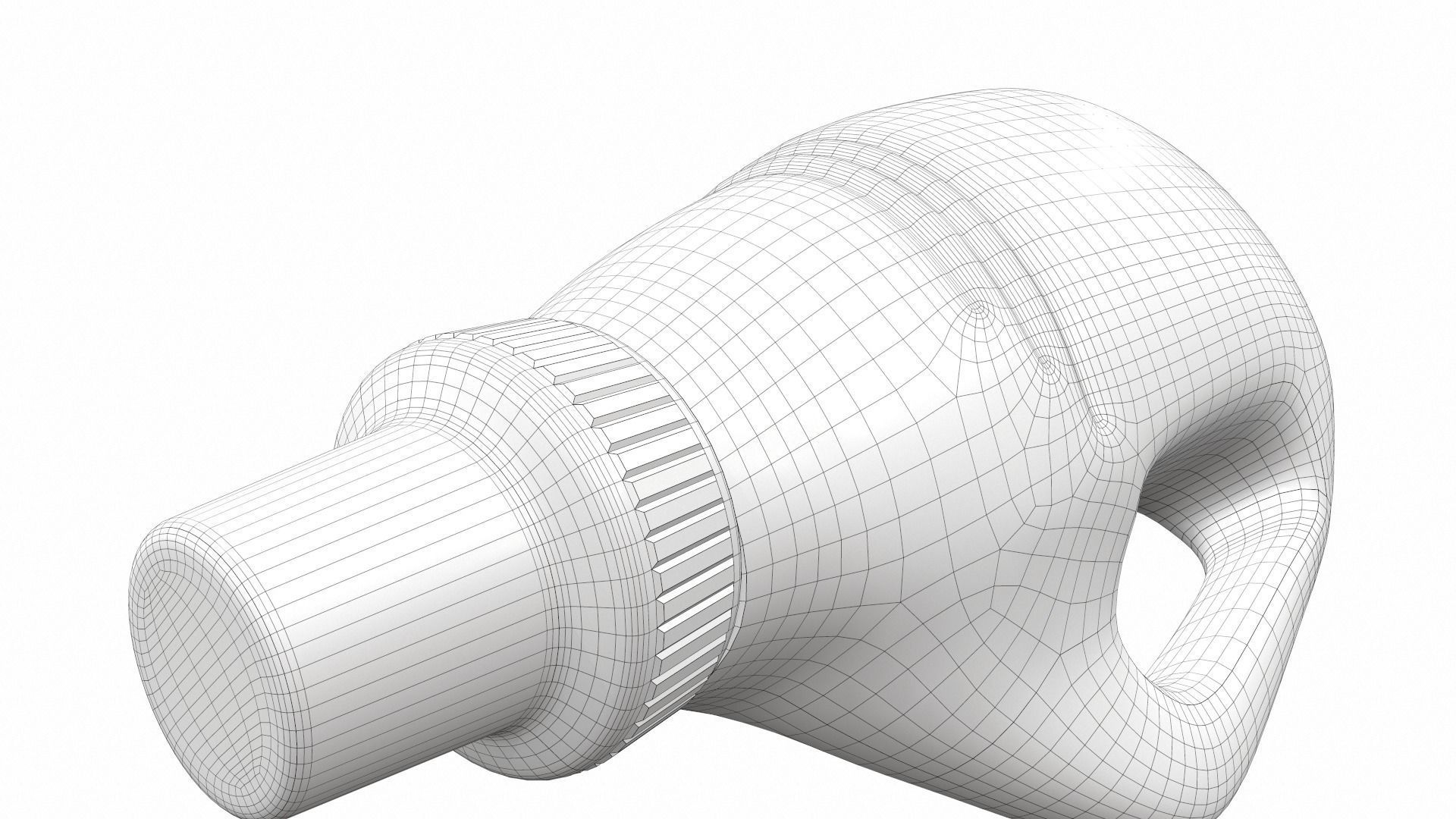 Cleaner bottle harpic 3D model_23