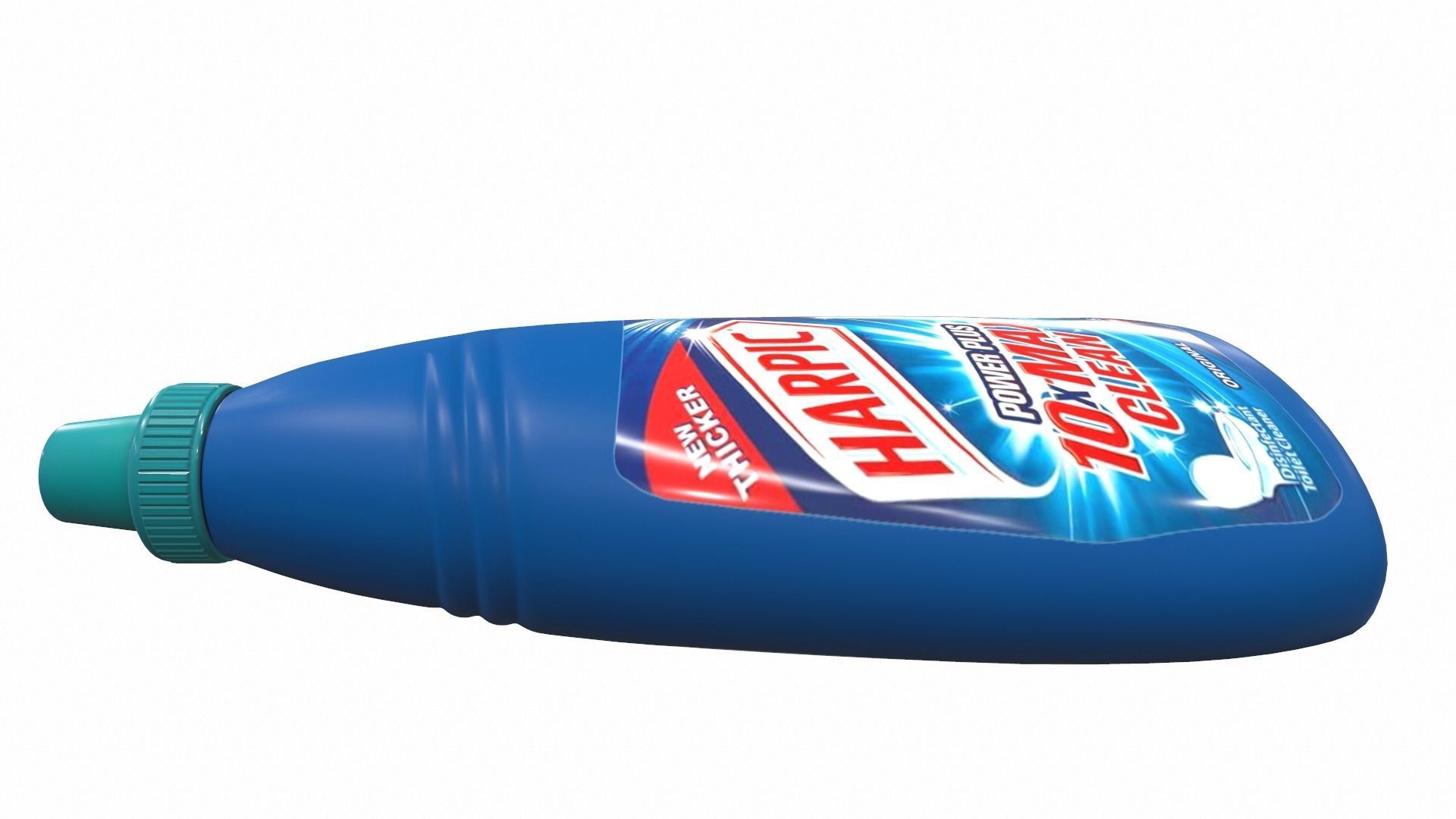 Cleaner bottle harpic 3D model_8