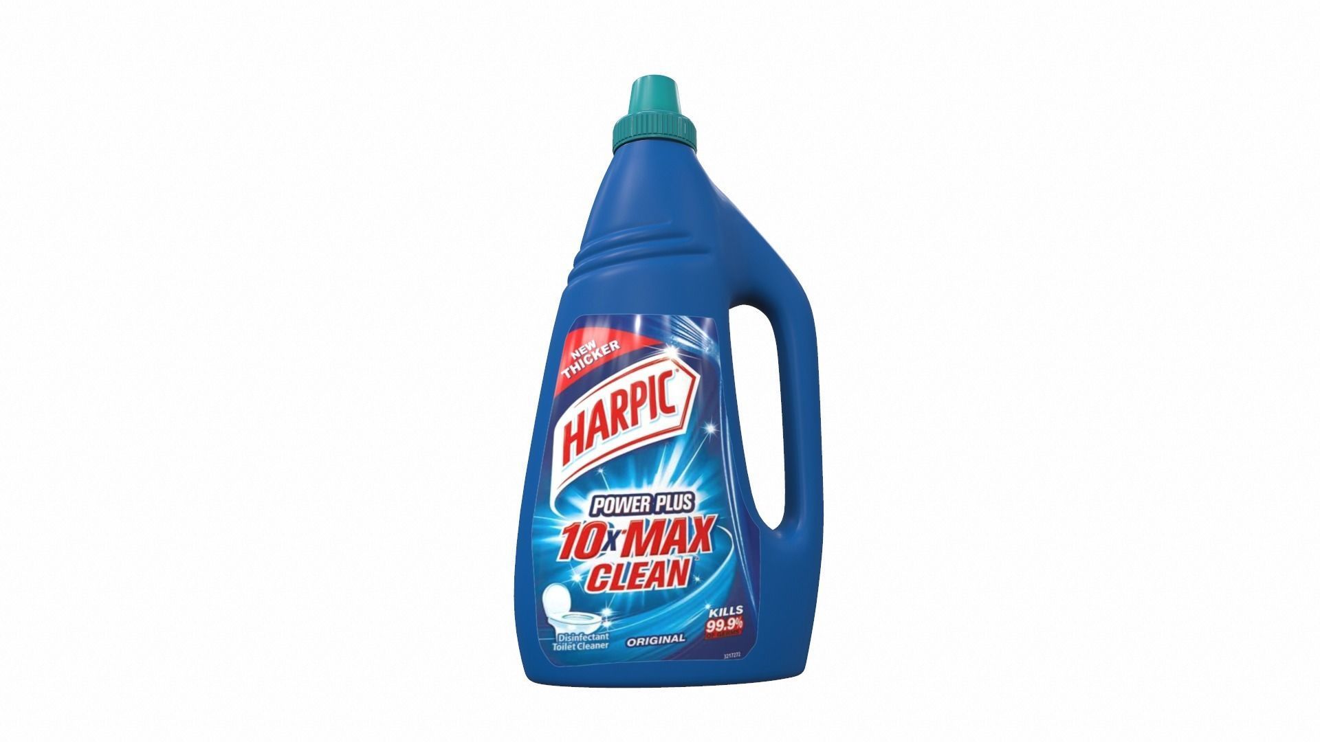 Cleaner bottle harpic 3D model_1