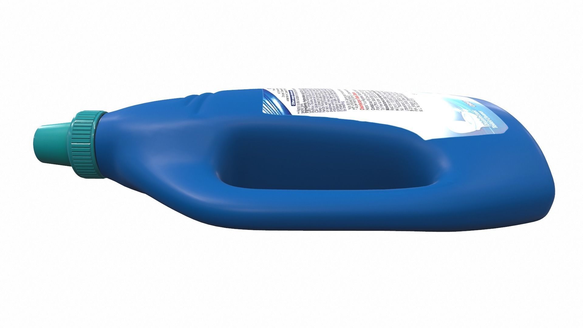 Cleaner bottle harpic 3D model_10