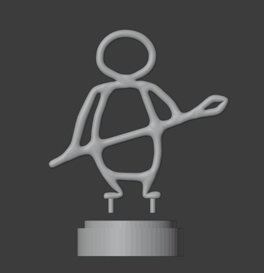 Stickman chess set Free 3D print model_7