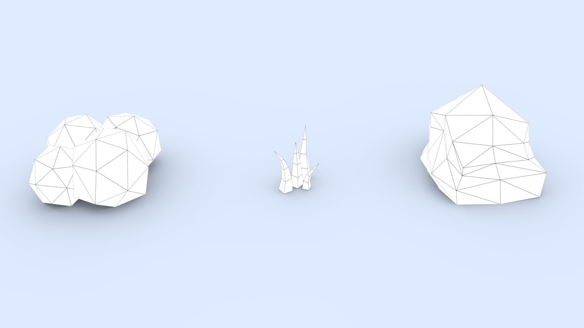 Cartoon Hospital Low-poly 3D model_62