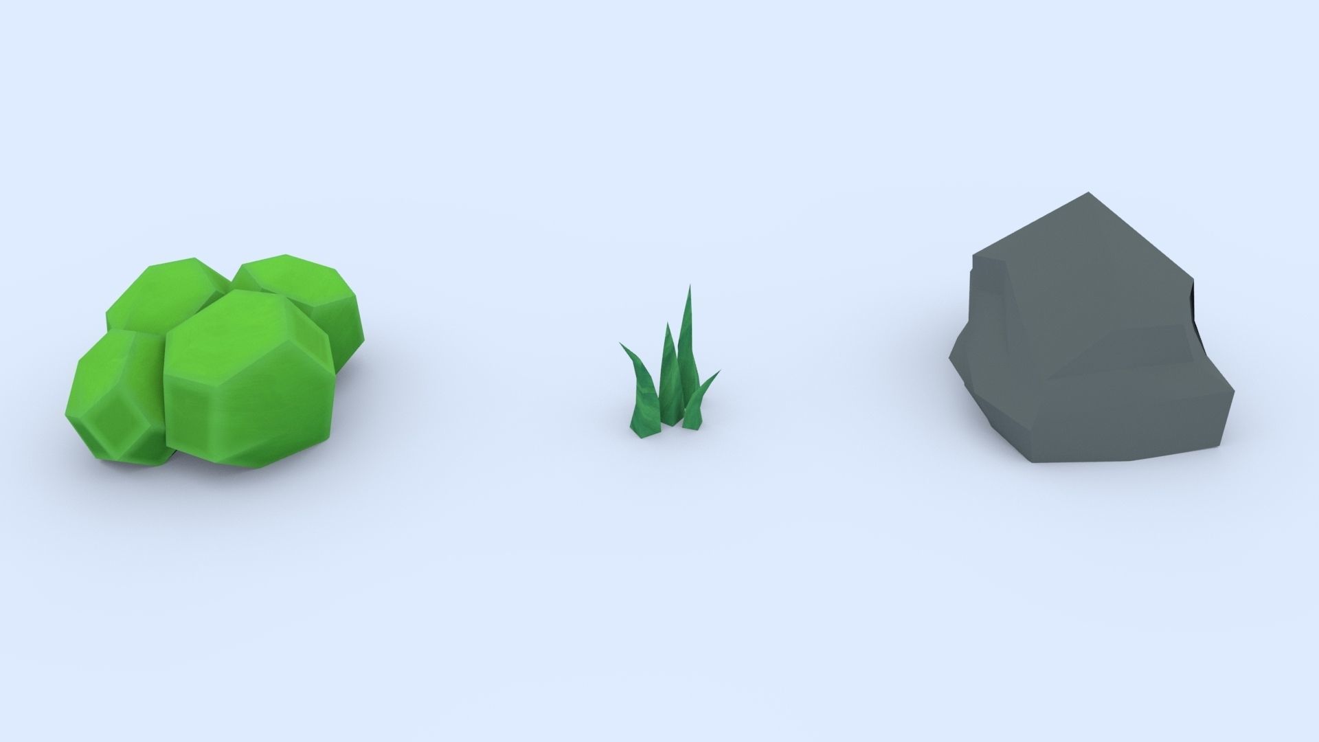 Cartoon Hospital Low-poly 3D model_61