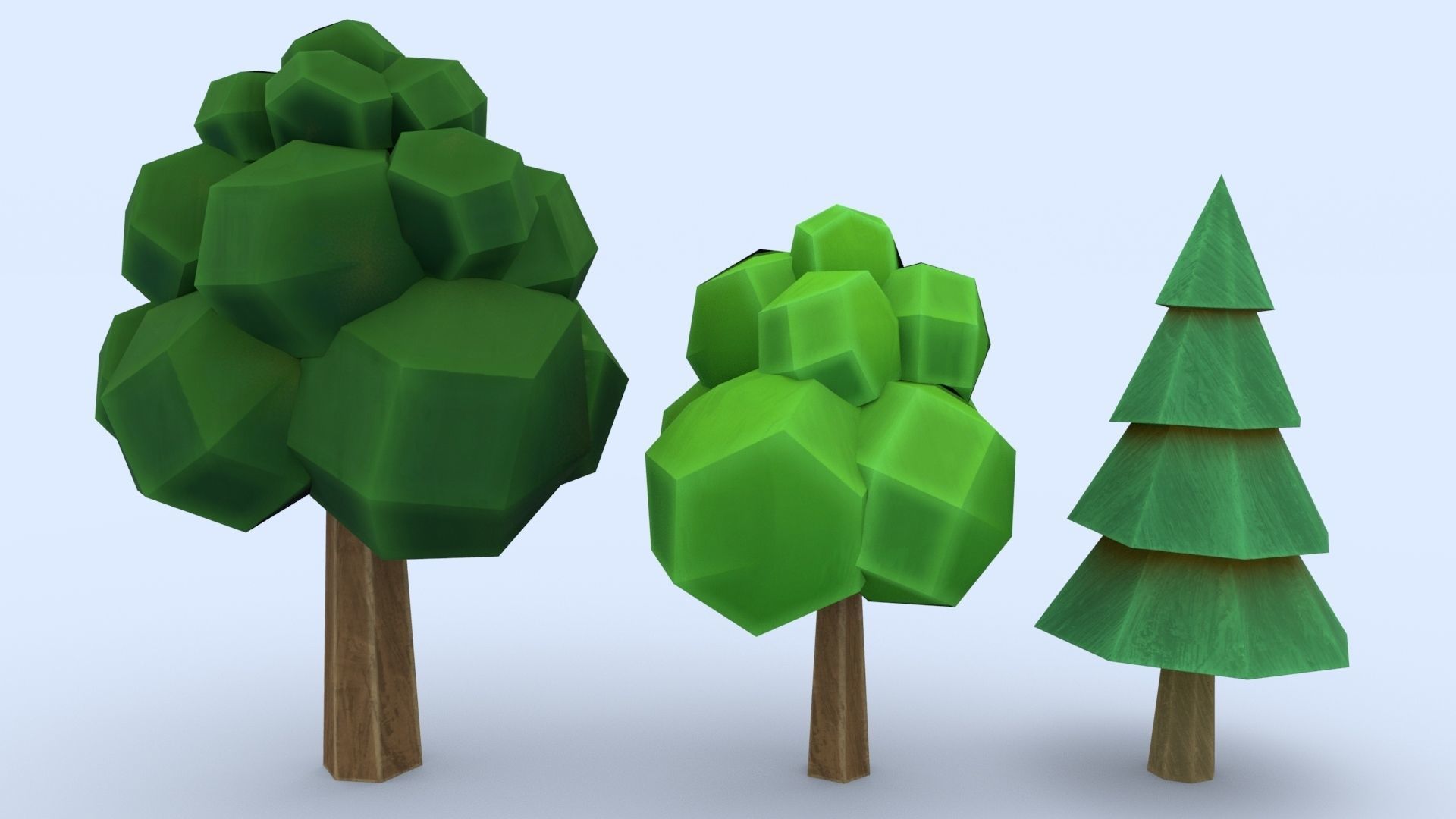 Cartoon Hospital Low-poly 3D model_63