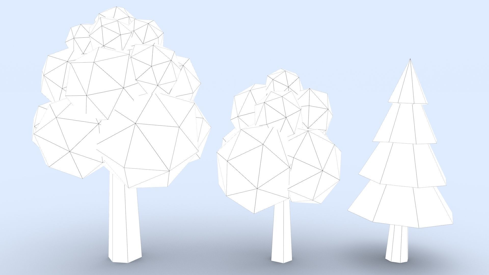 Cartoon Hospital Low-poly 3D model_64