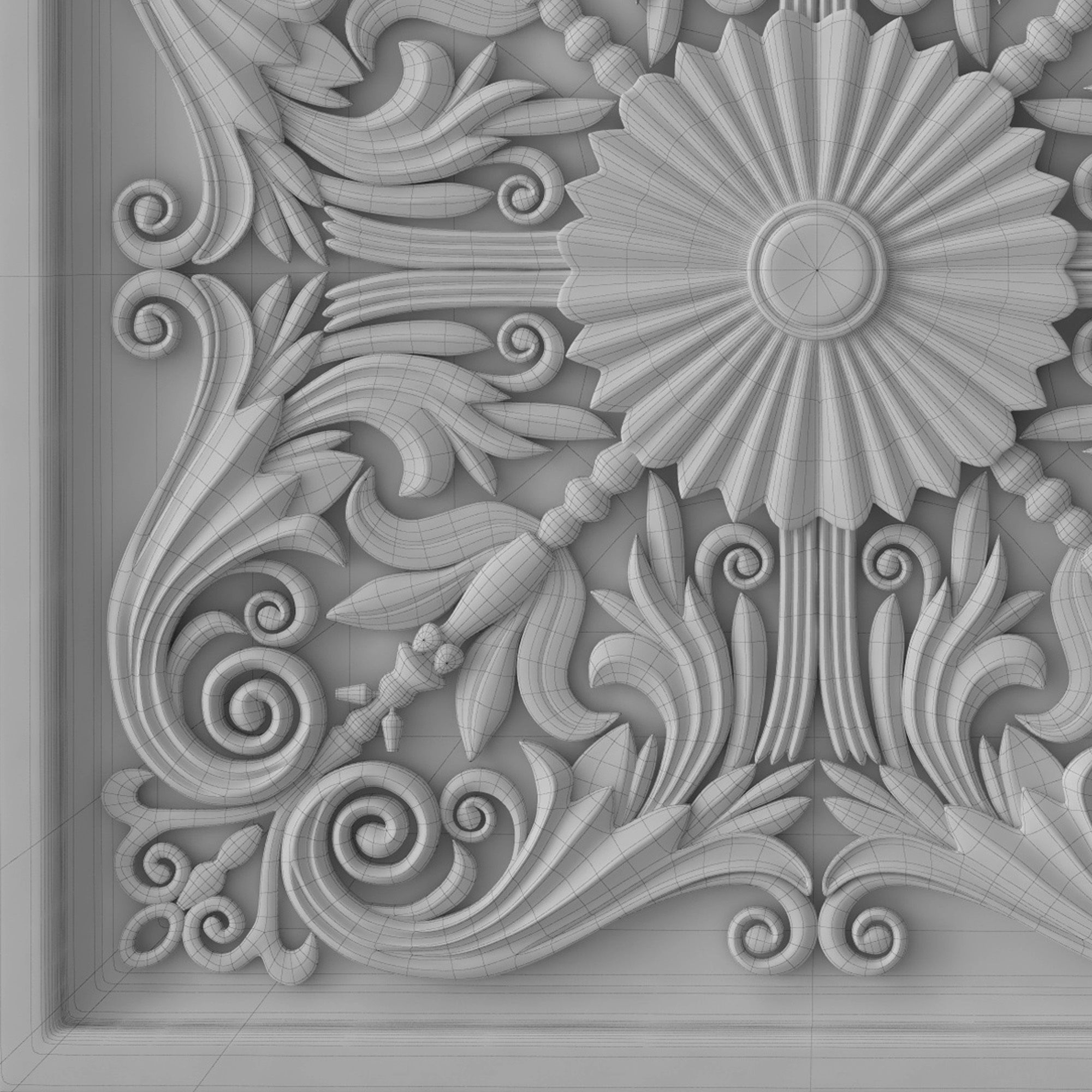 Decorative panel 2 3D model_4