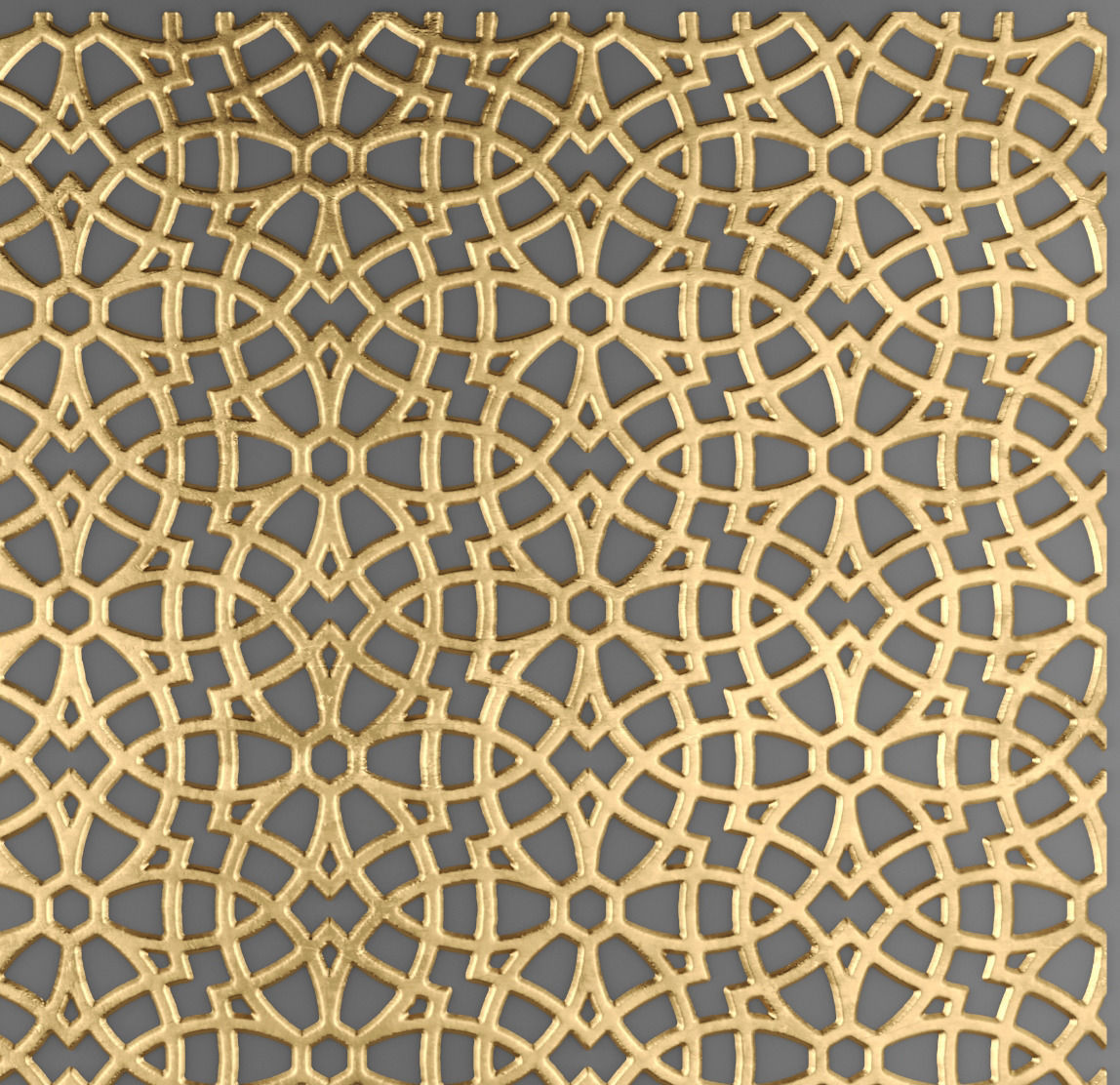 Lattice Arab panel 3D 1 3D model_4