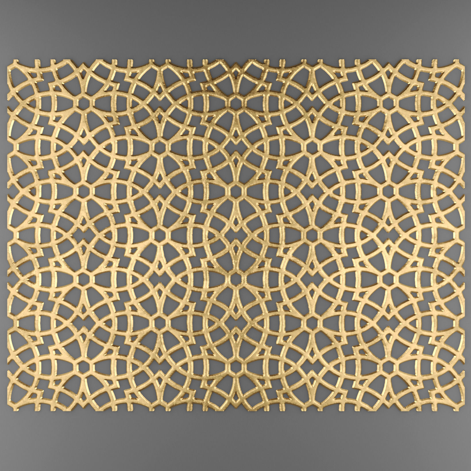 Lattice Arab panel 3D 1 3D model_5