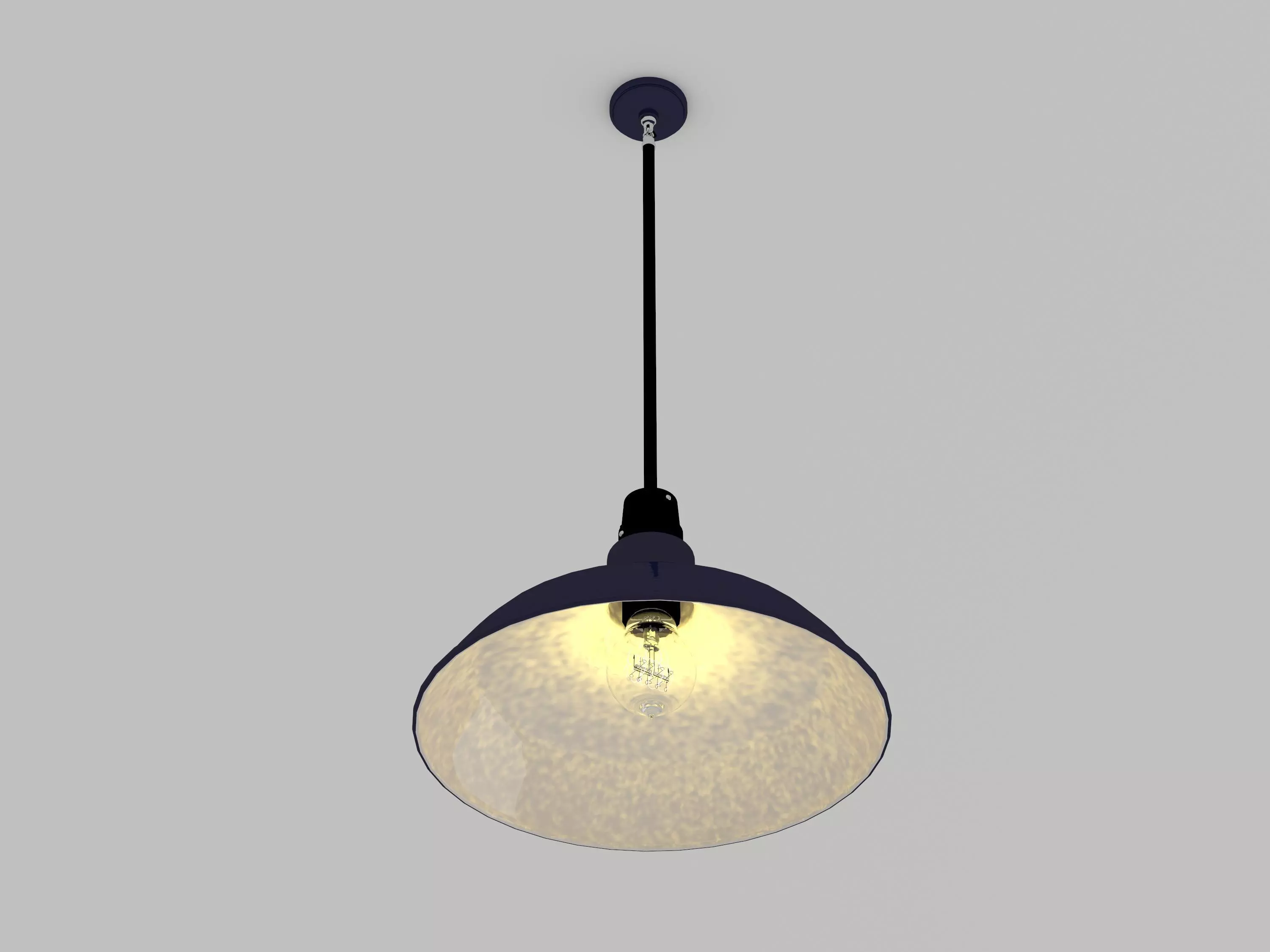 Industrial pendant lamp 2 3D model_0