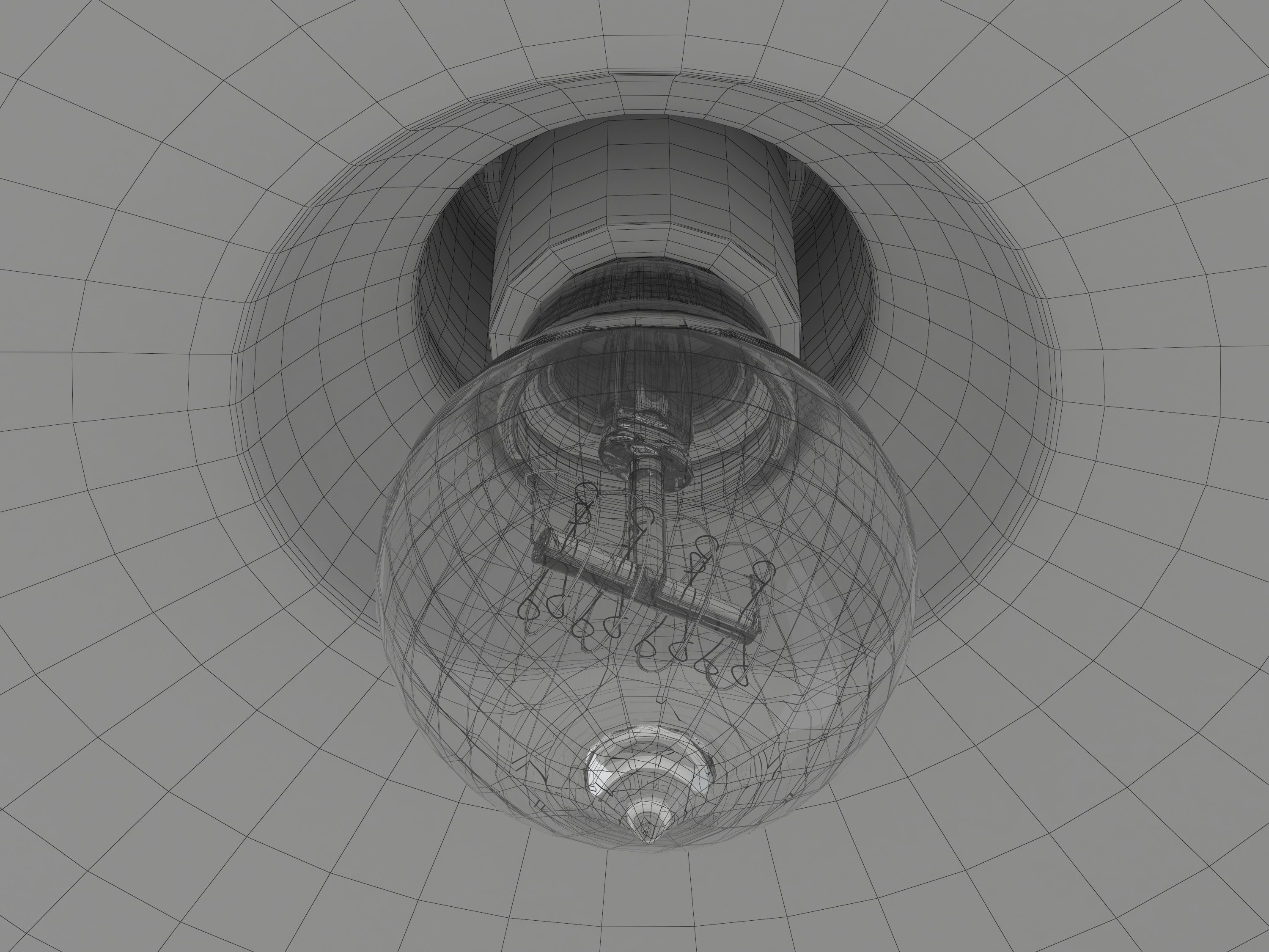 Industrial pendant lamp 2 3D model_3