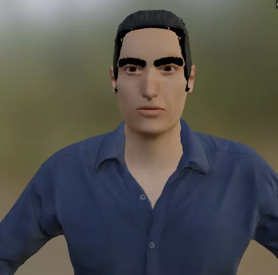 Handsome Man 3D model
