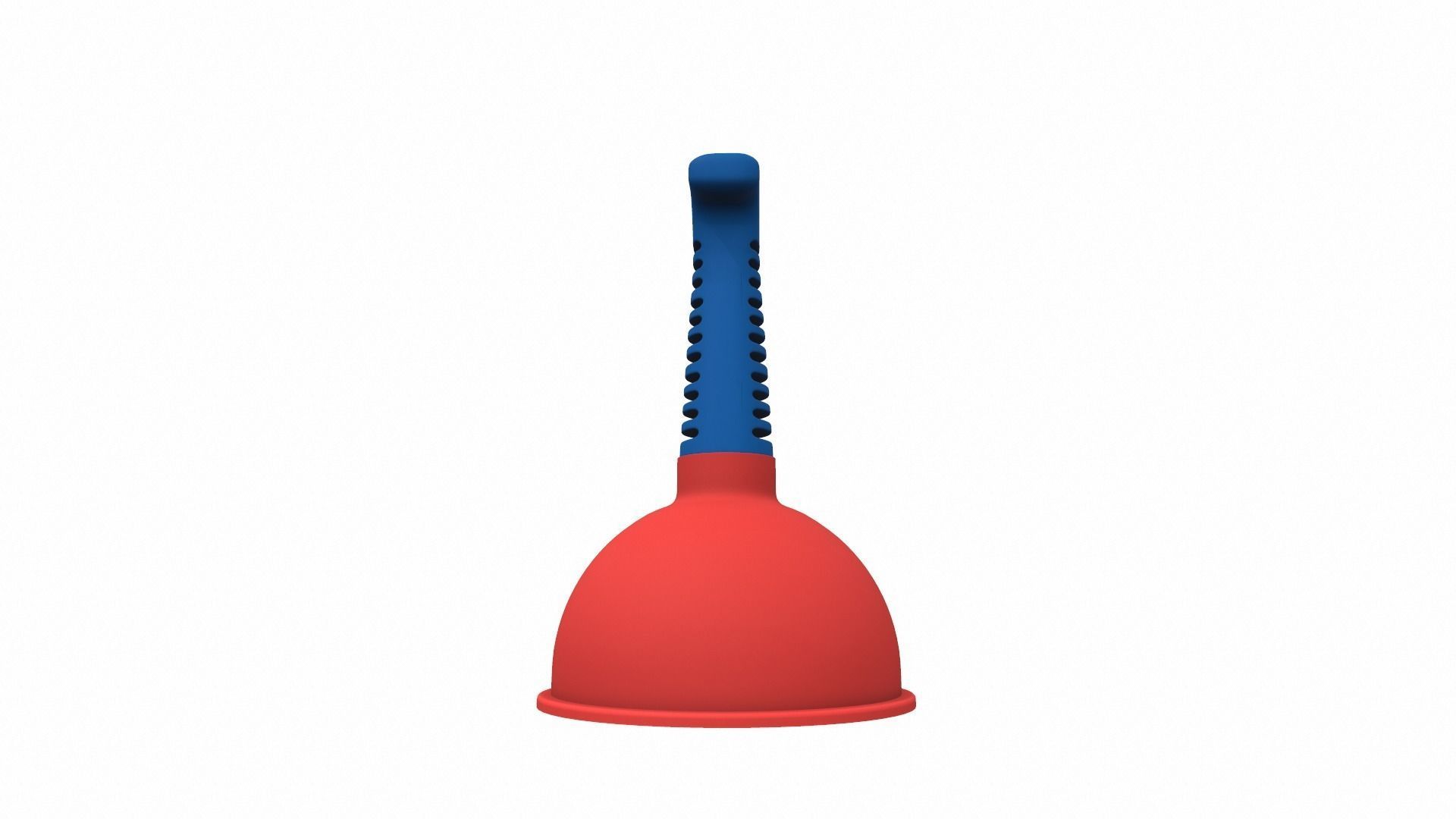 Drain plunger 3D model_2