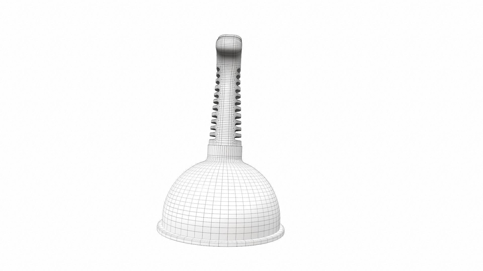 Drain plunger 3D model_11
