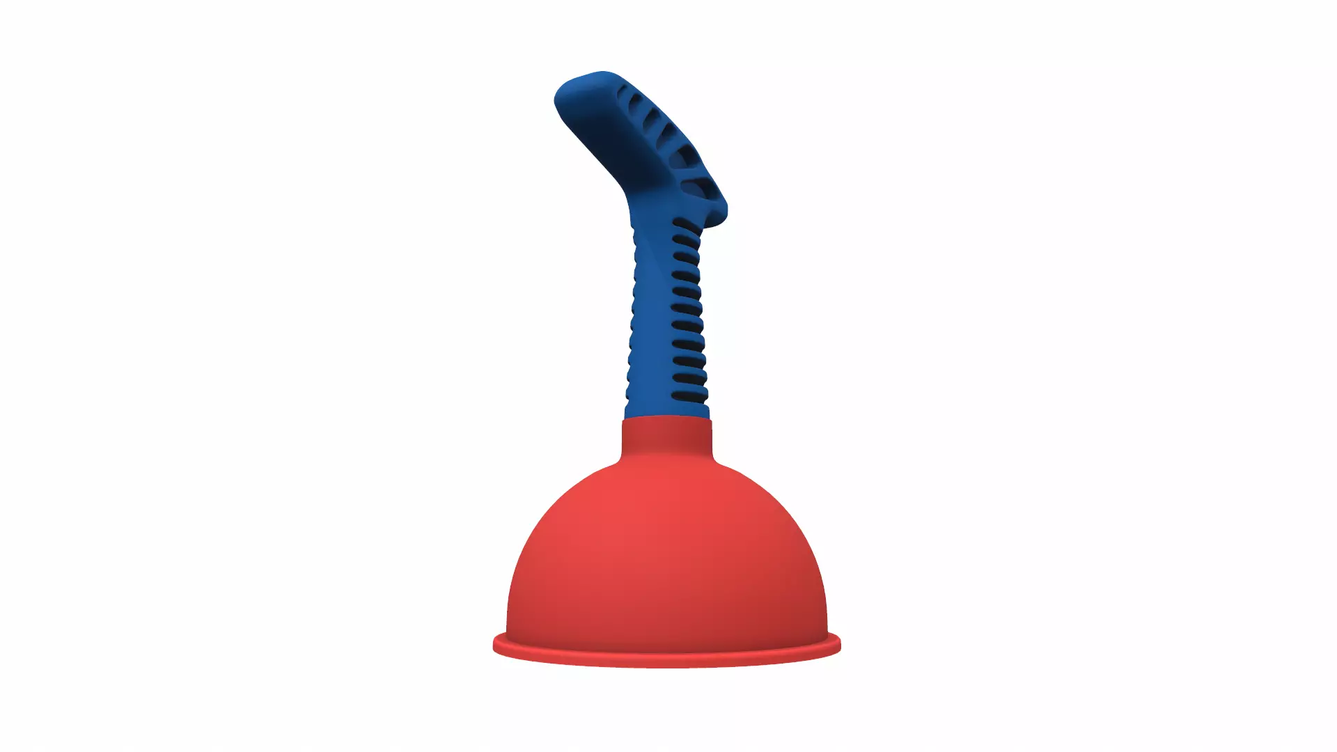Drain plunger 3D model_0