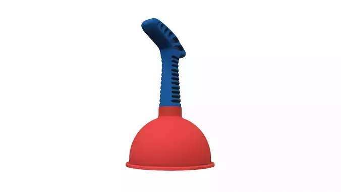 Drain plunger 3D model