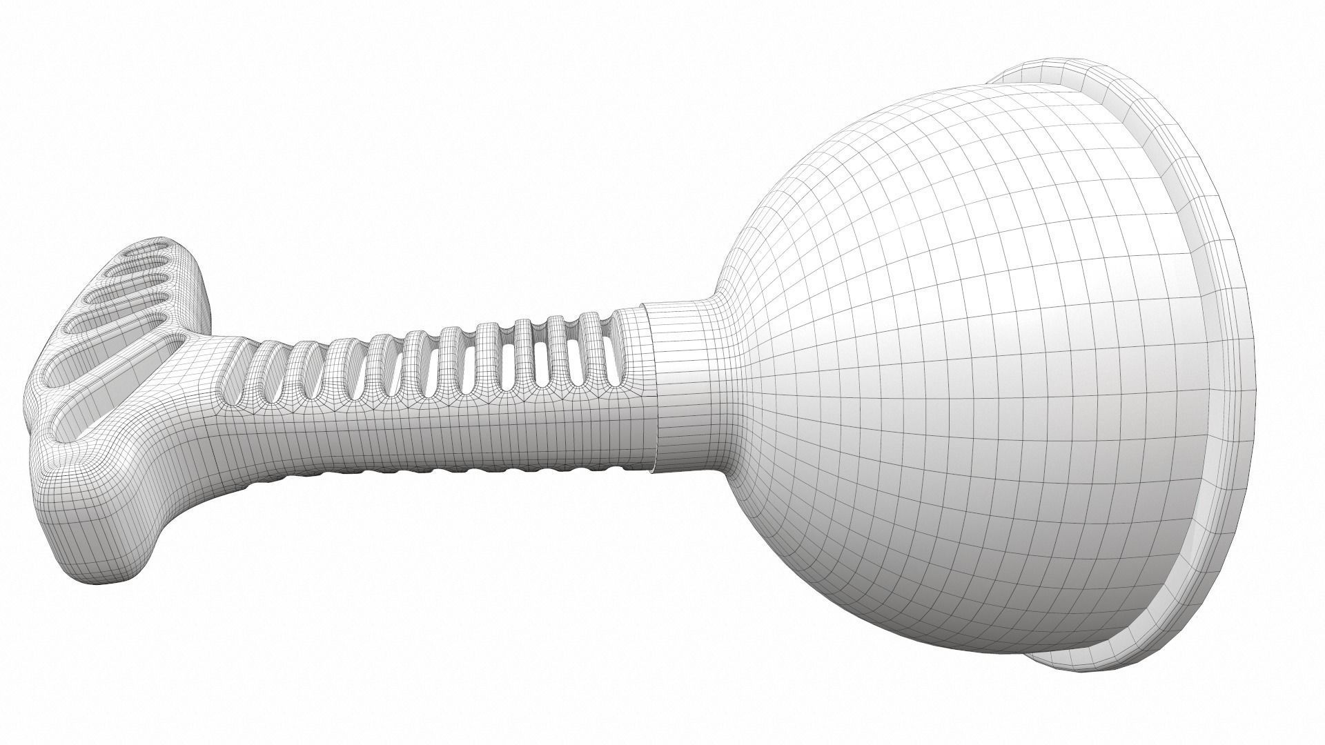 Drain plunger 3D model_15