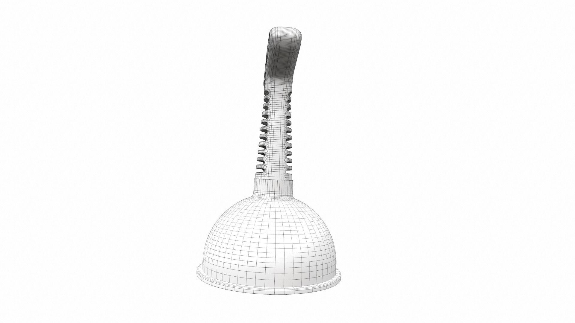 Drain plunger 3D model_12
