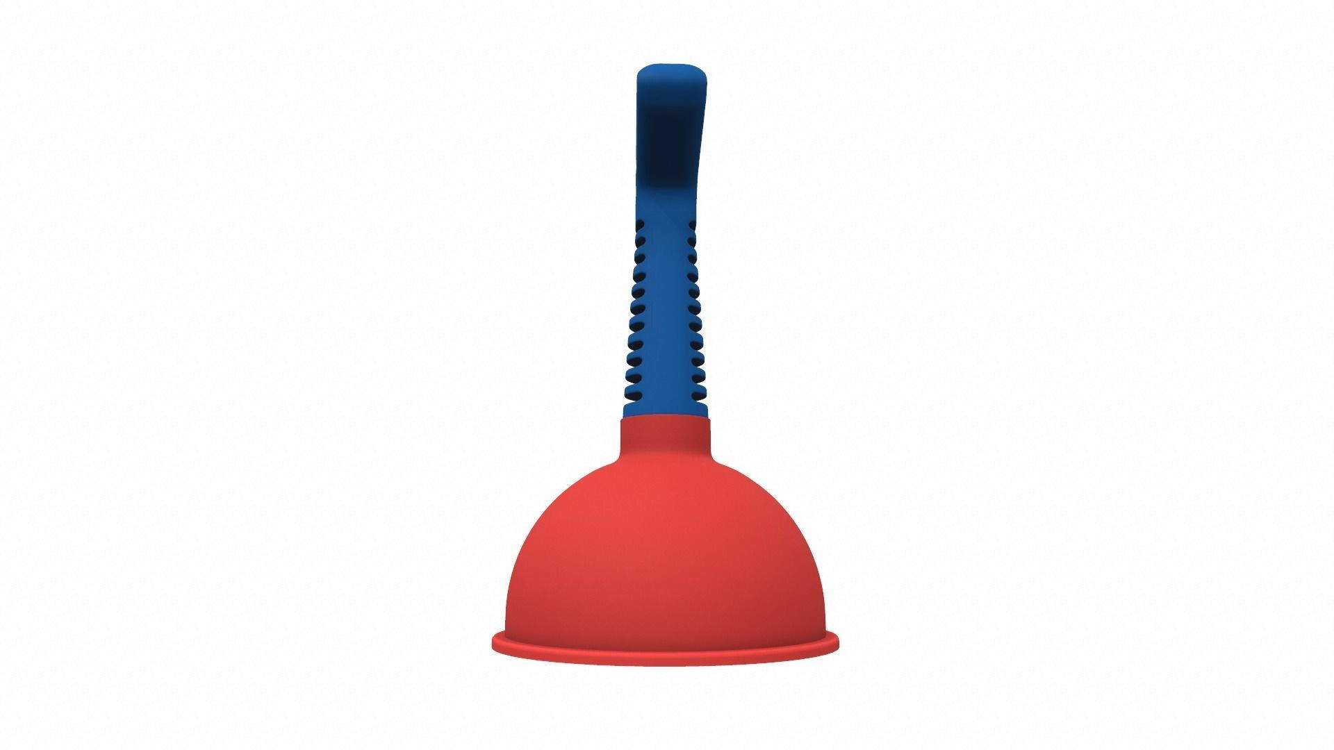 Drain plunger 3D model_3