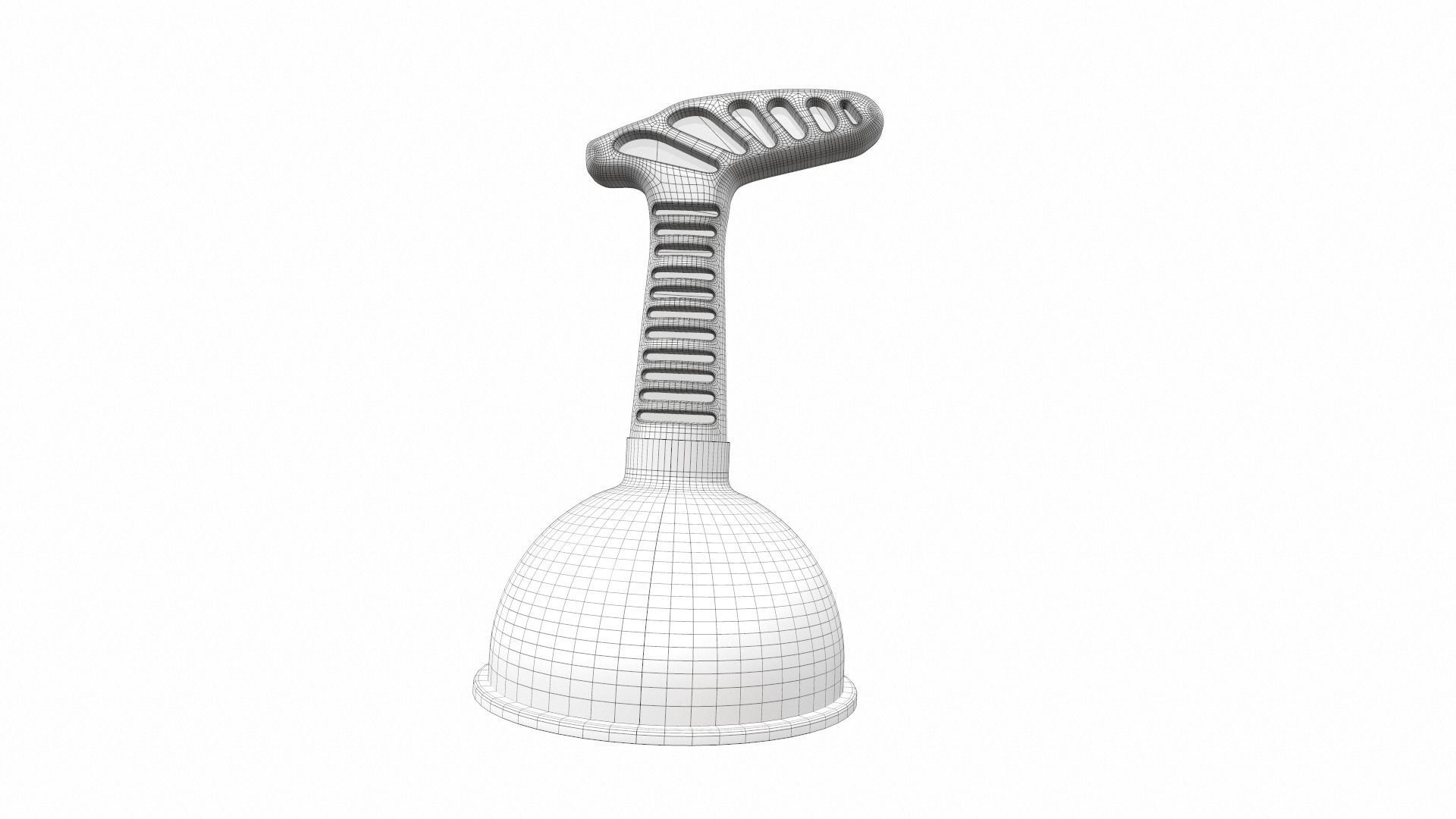 Drain plunger 3D model_10