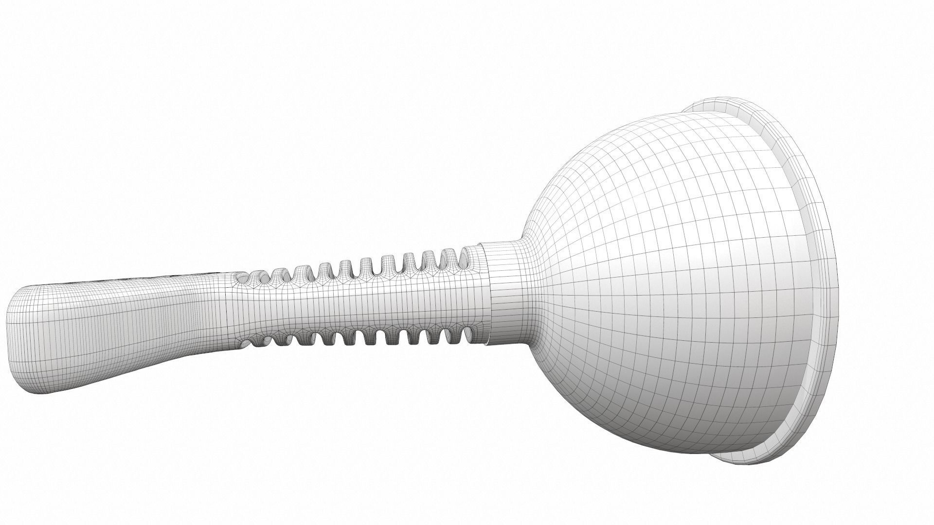 Drain plunger 3D model_17